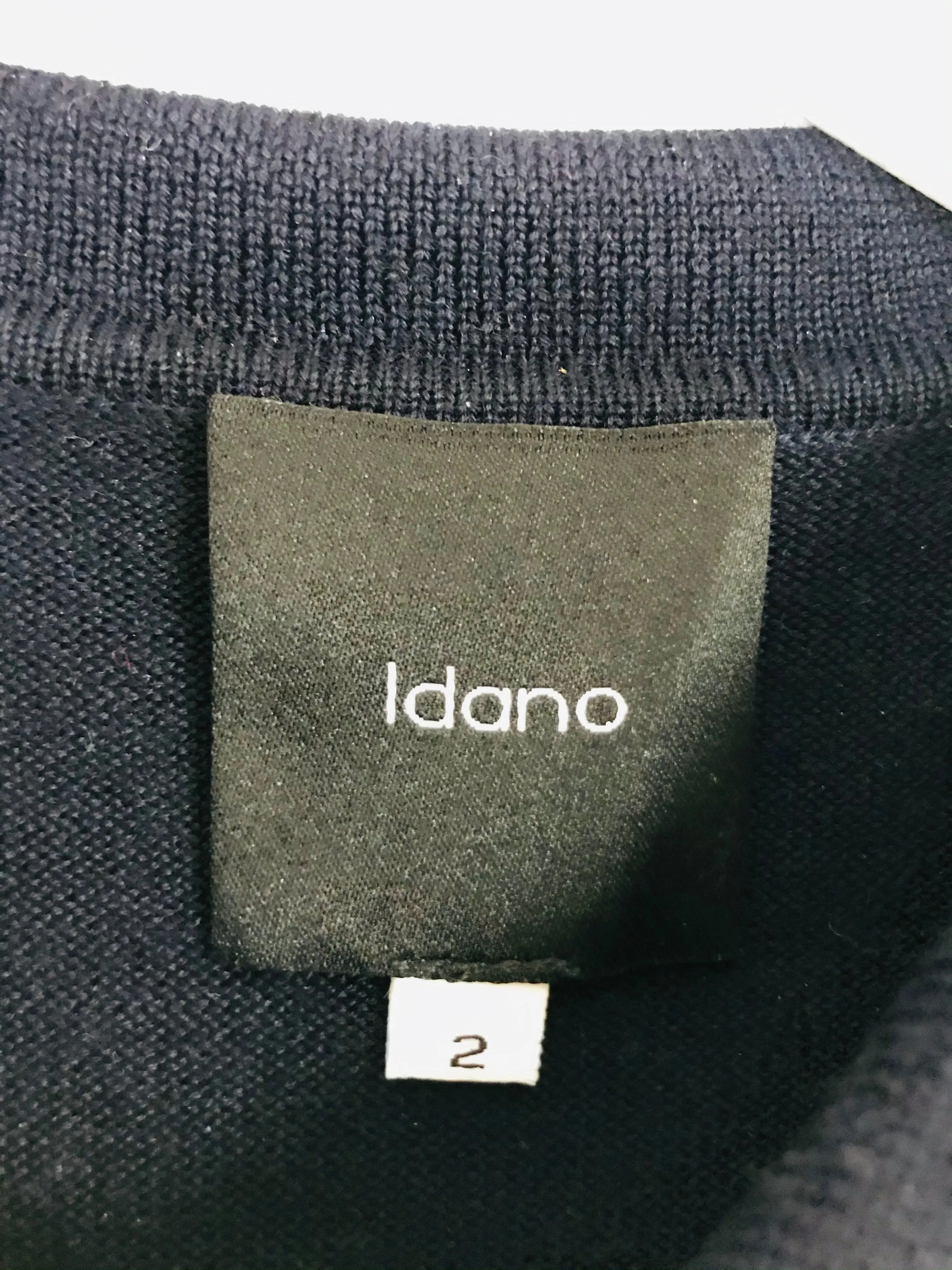 Idano Womens Knit Polo T-short | UK12 | Navy