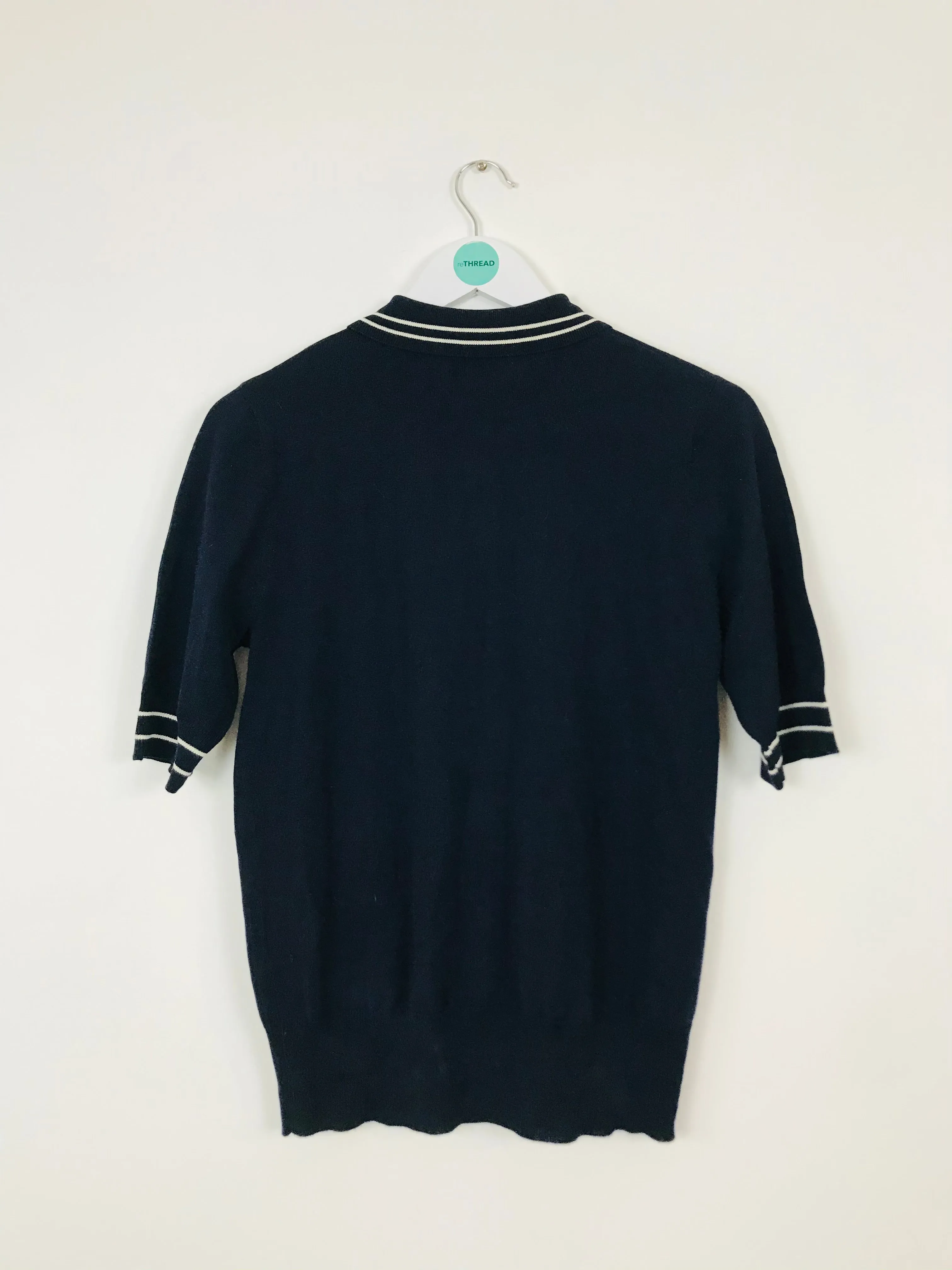 Idano Womens Knit Polo T-short | UK12 | Navy