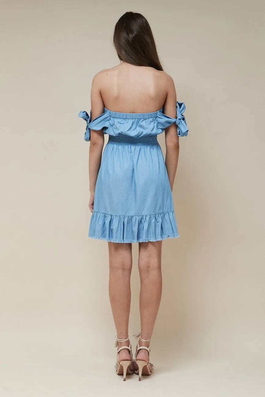 Indie Mini Dress Chambray