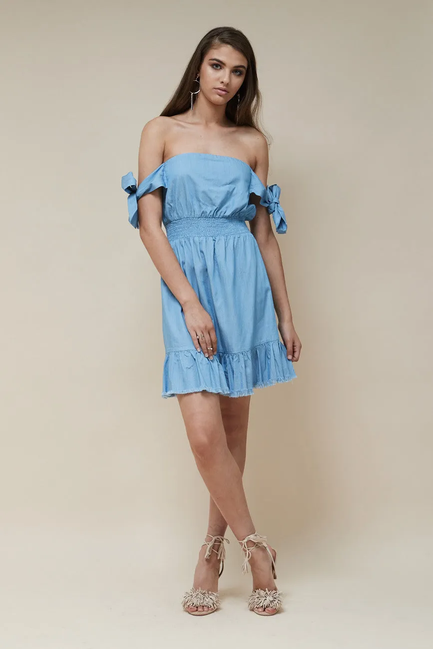 Indie Mini Dress Chambray