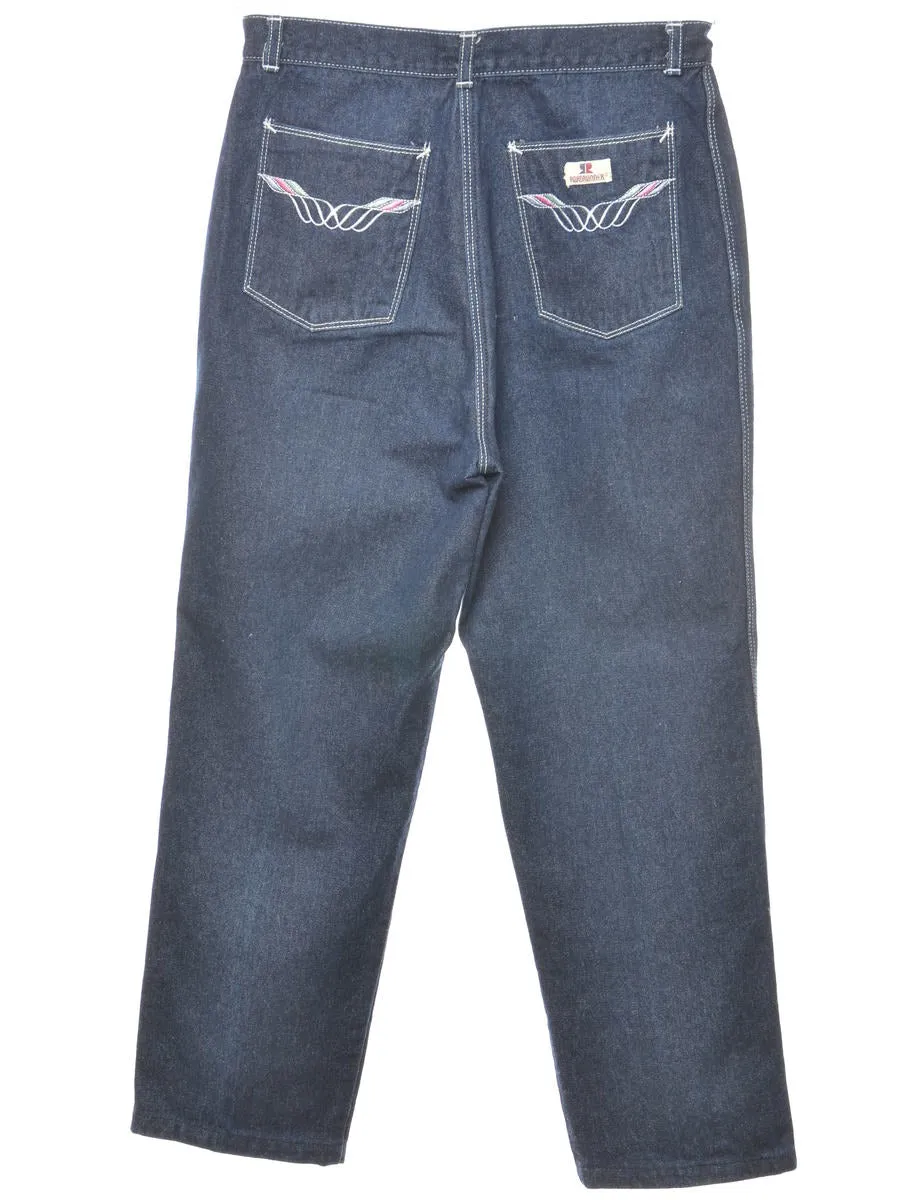 Indigo Tapered Jeans - W29 L26