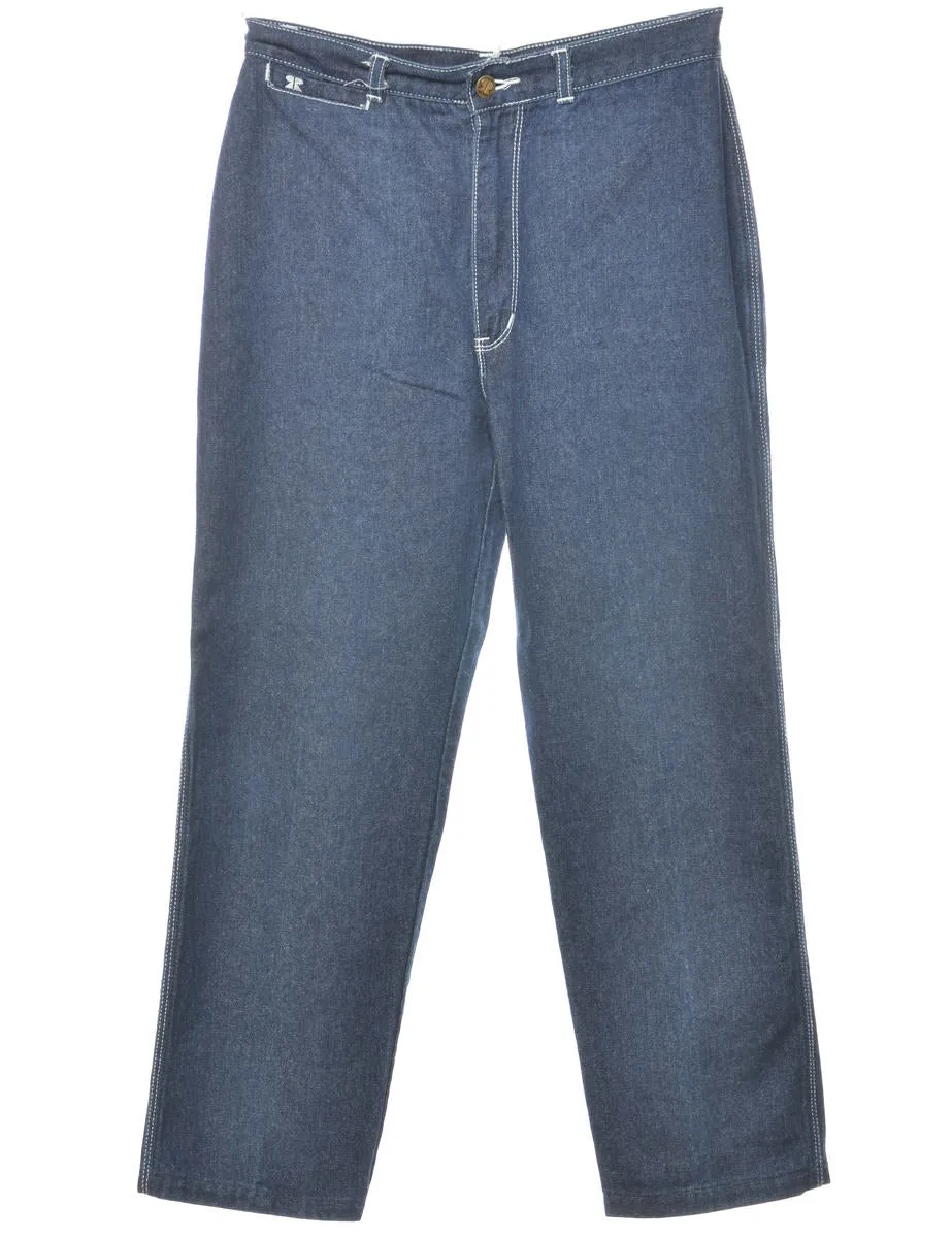 Indigo Tapered Jeans - W29 L26
