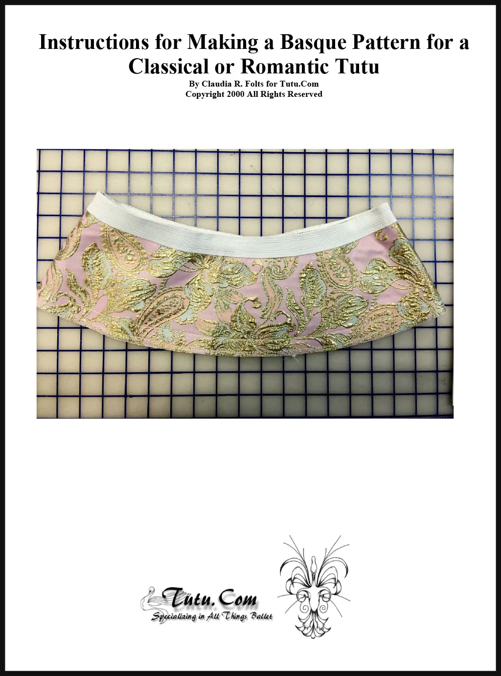 Instructions: Custom-Sized Basque Pattern for Classical or Romantic Tutu