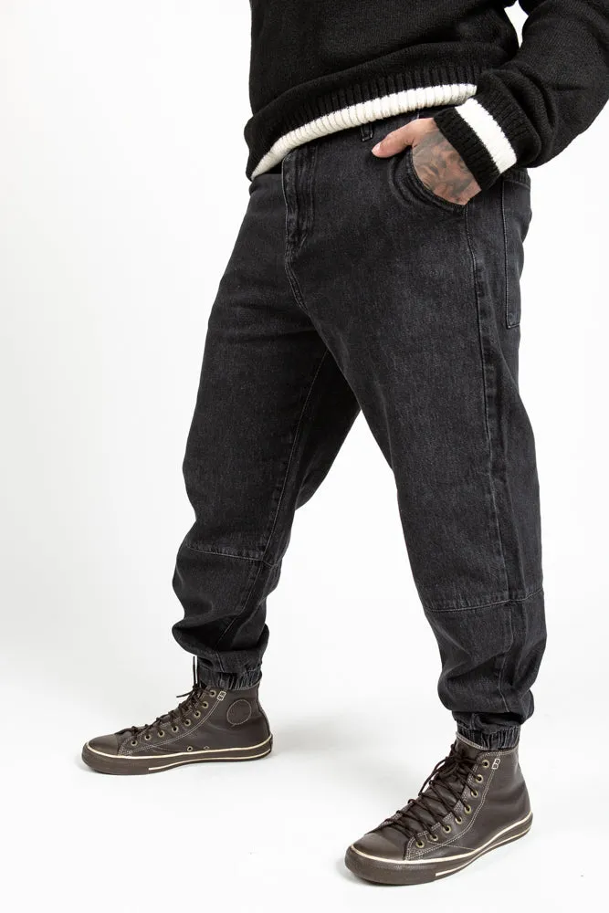 Integral Denim Jogger - Black