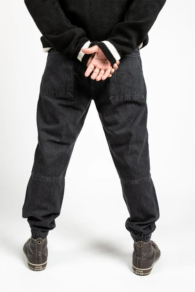 Integral Denim Jogger - Black