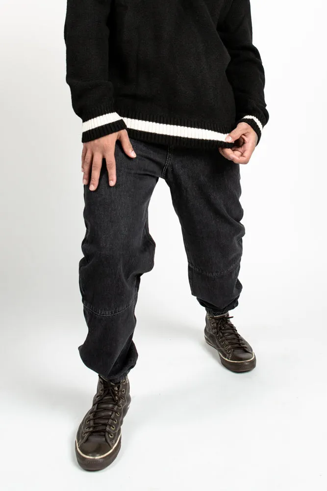 Integral Denim Jogger - Black