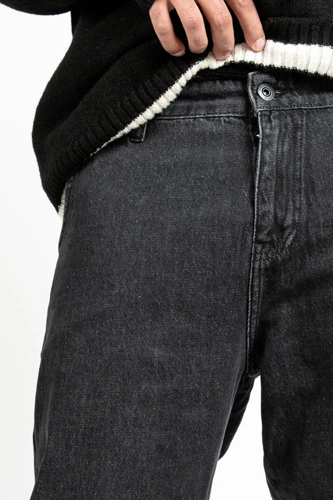 Integral Denim Jogger - Black