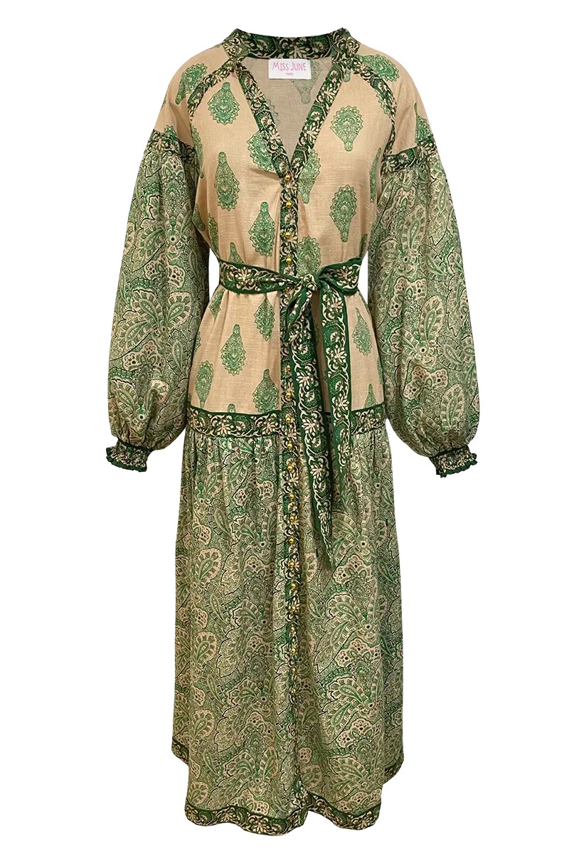 Isabela Dress  Green