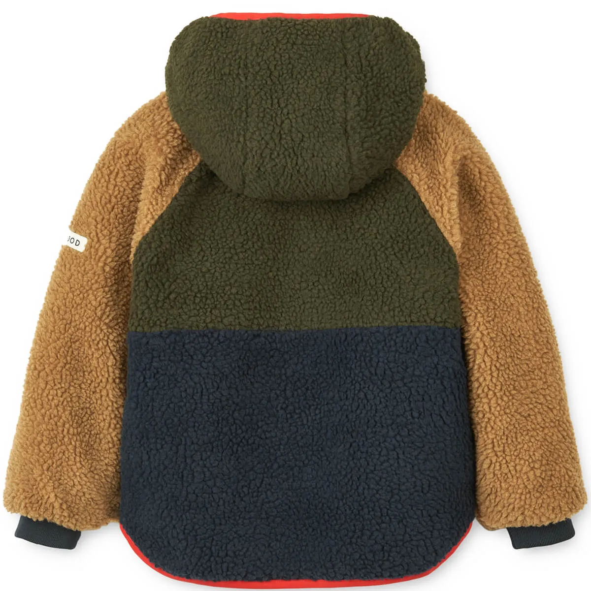 Jackson Reversible Jacket in Army Brown Mix by Liewood
