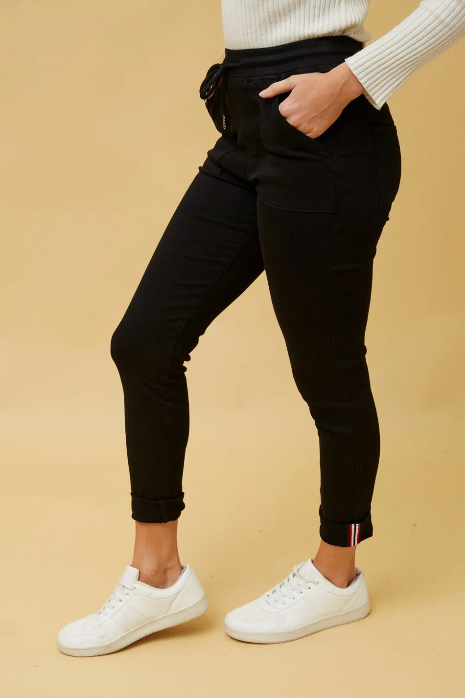 JANZA DENIM JOGGERS