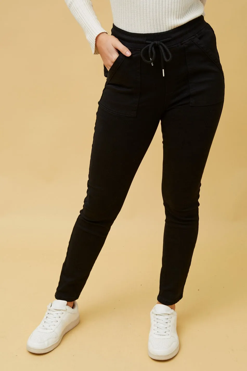 JANZA DENIM JOGGERS