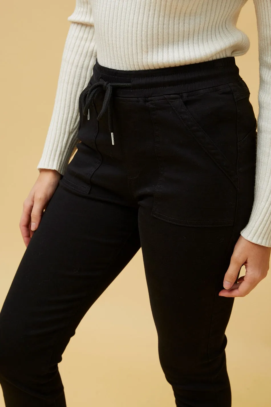 JANZA DENIM JOGGERS
