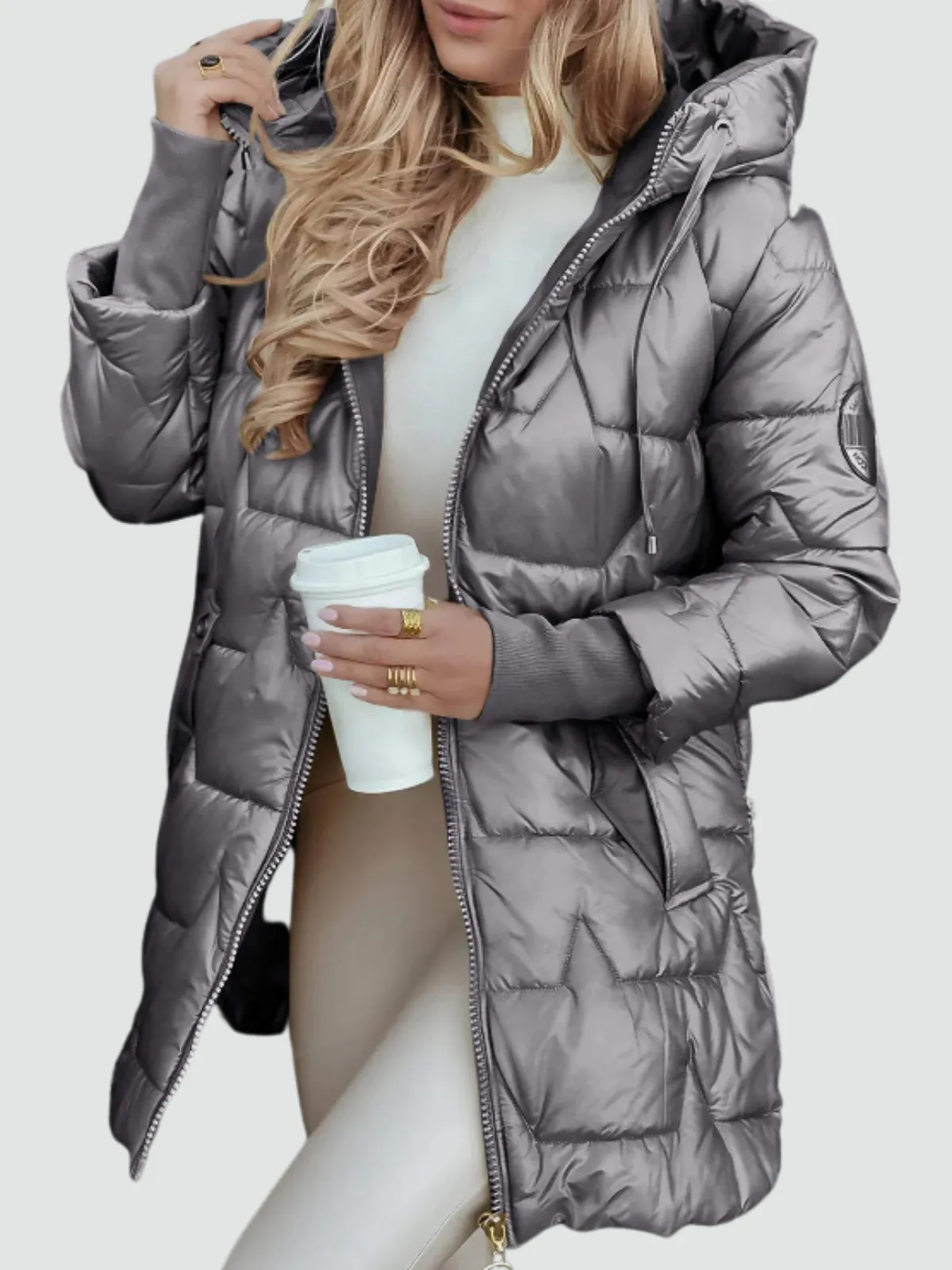 Jasmine - Cotton-Padded Jacket