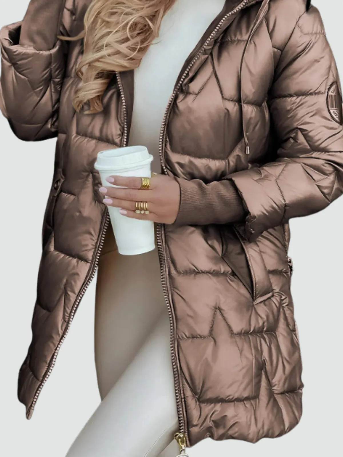 Jasmine - Cotton-Padded Jacket