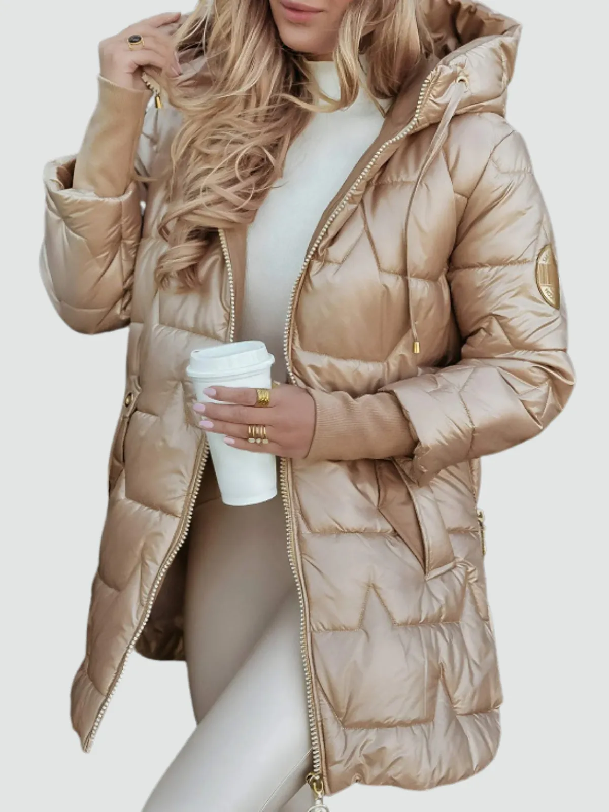 Jasmine - Cotton-Padded Jacket