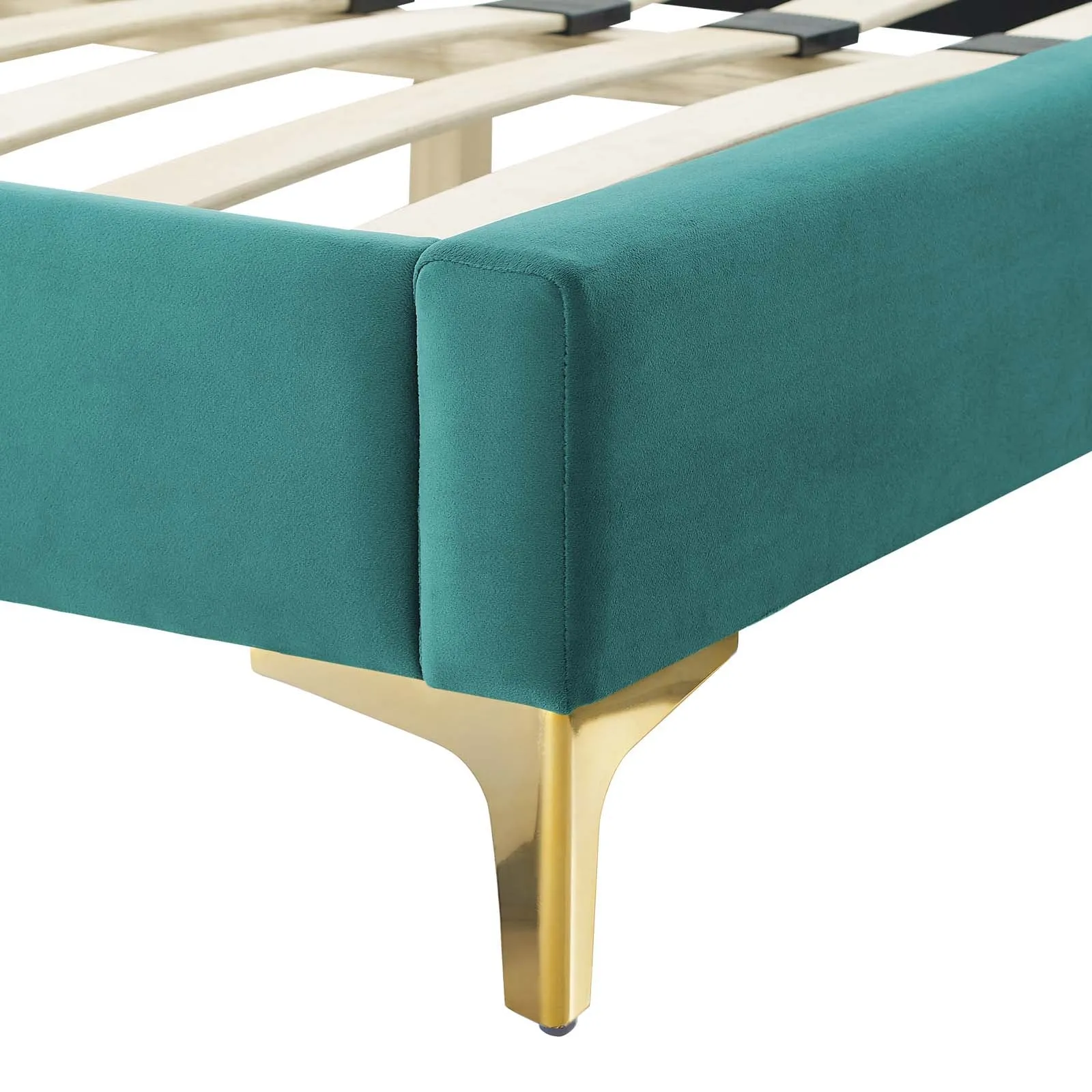 Juniper  Channel Tufted Performance Velvet Platform Bed