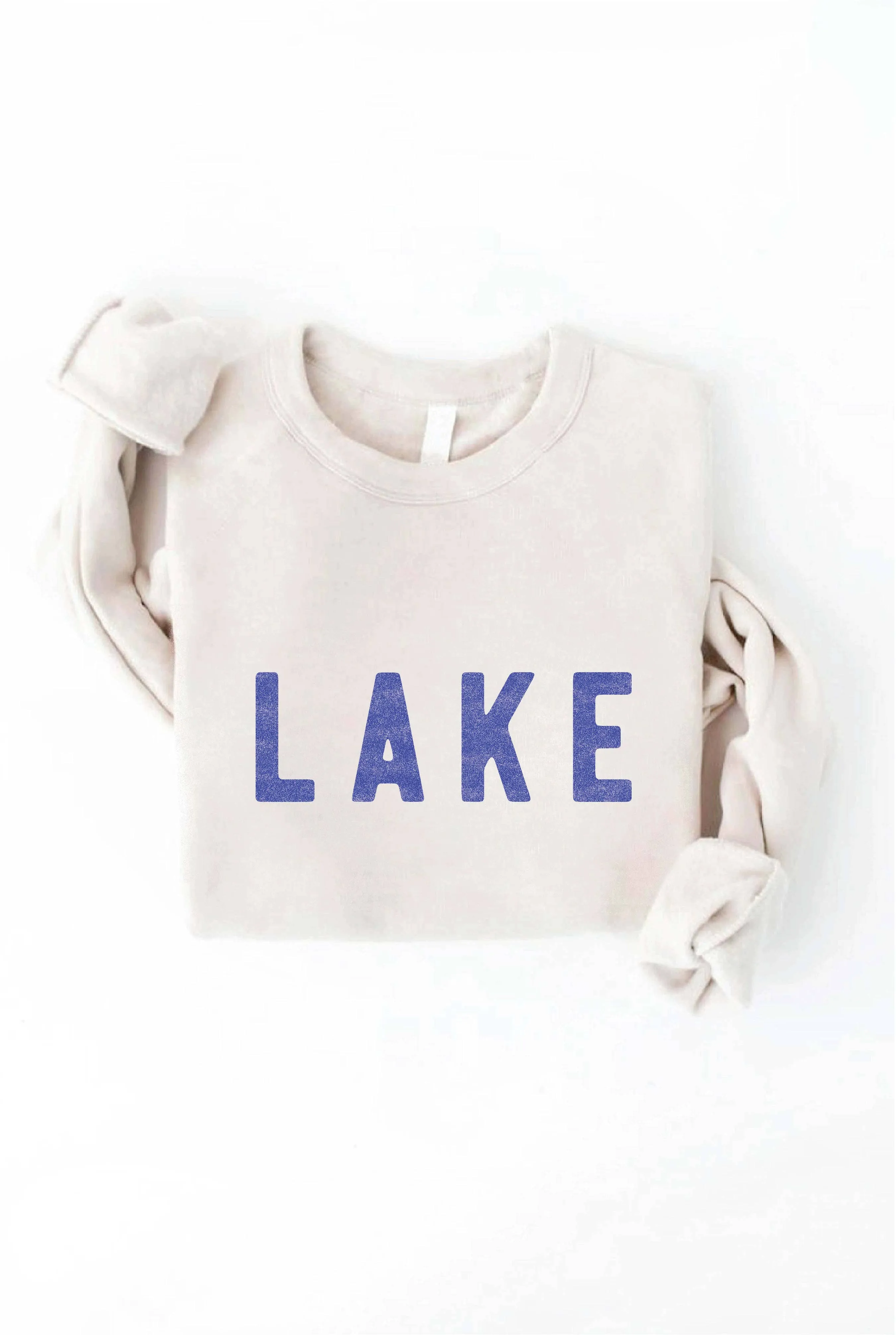 LAKE Graphic Sweatshirt: BLACK