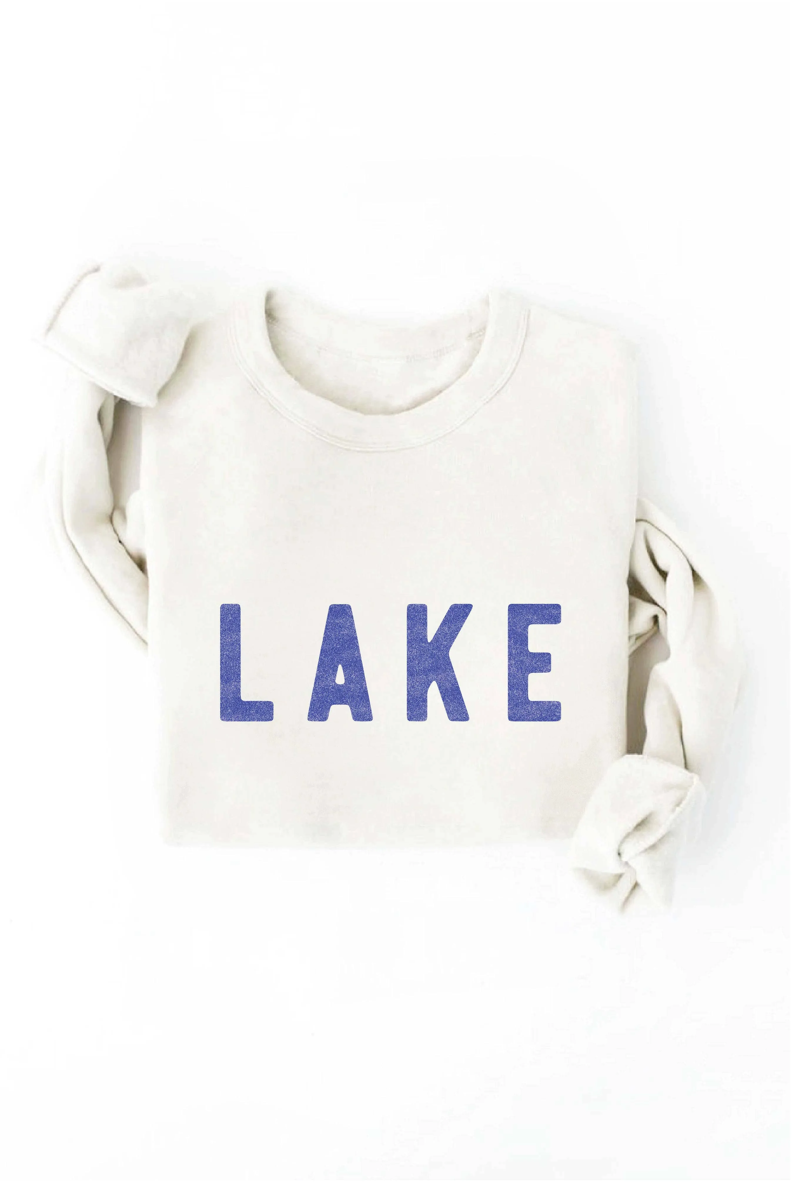 LAKE Graphic Sweatshirt: BLACK