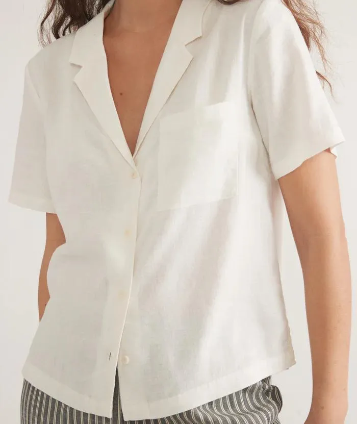 Lucy Resort Shirt - White