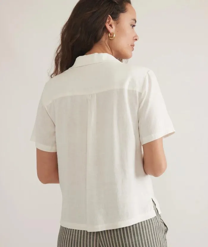 Lucy Resort Shirt - White