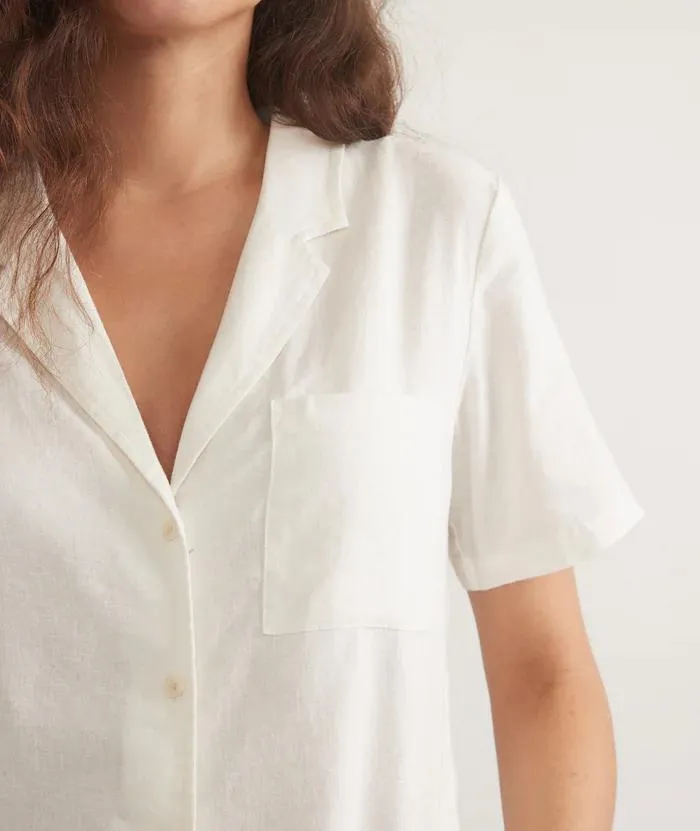 Lucy Resort Shirt - White