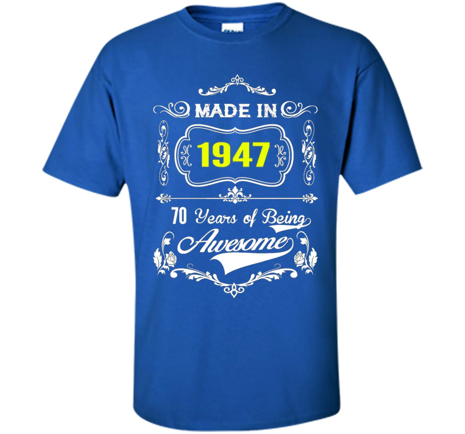 Made in 1947 Tshirt 70th Birthday 70 Years Gift