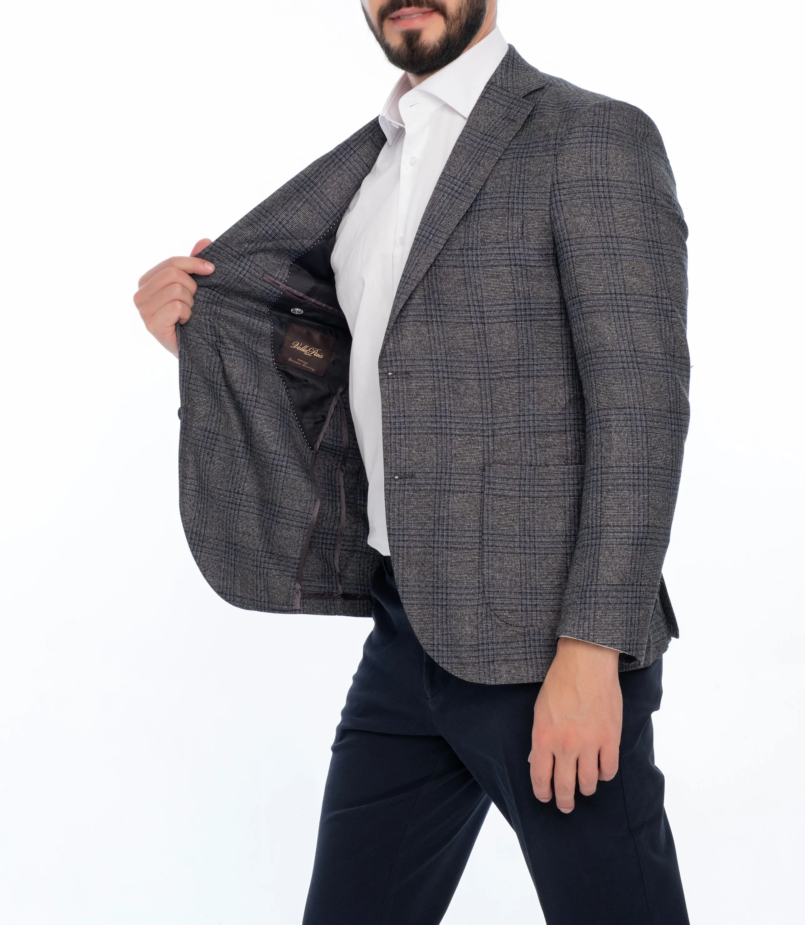 MAGNUM REGULAR FIT PLAID SPORT COAT