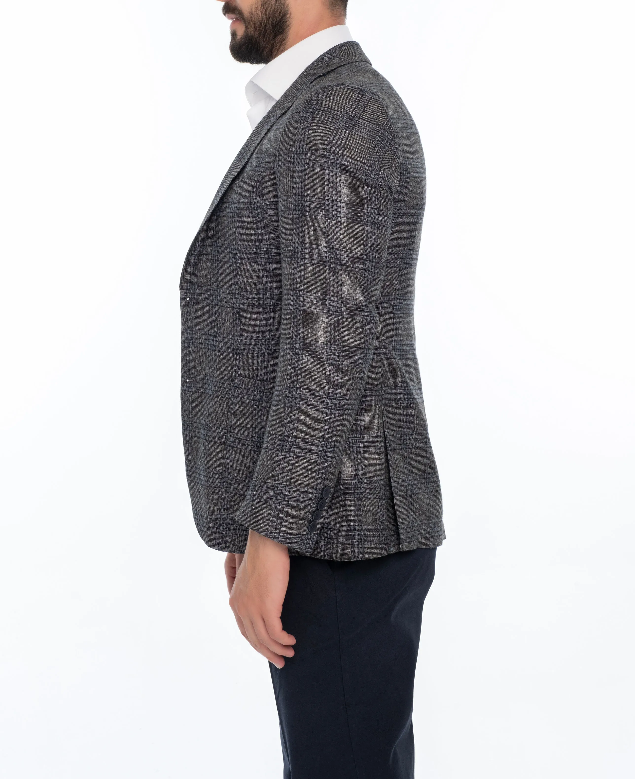 MAGNUM REGULAR FIT PLAID SPORT COAT