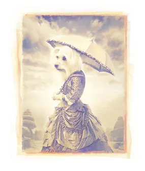 Matt Zumbo Lizzie with Umbrella Digital Studio Print