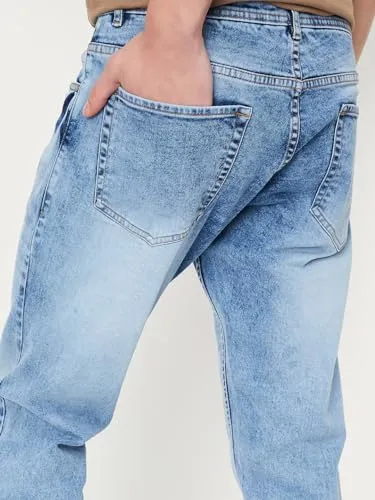 Max Men's Regular Jeans (DMBRGFES2303GVLIGHT Blue