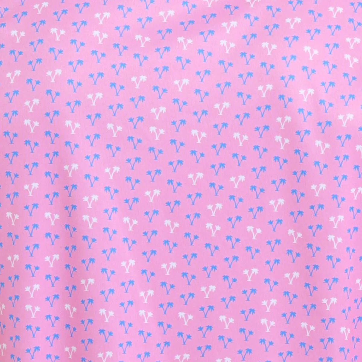 Mens Golf Shirt - Palms | Pink