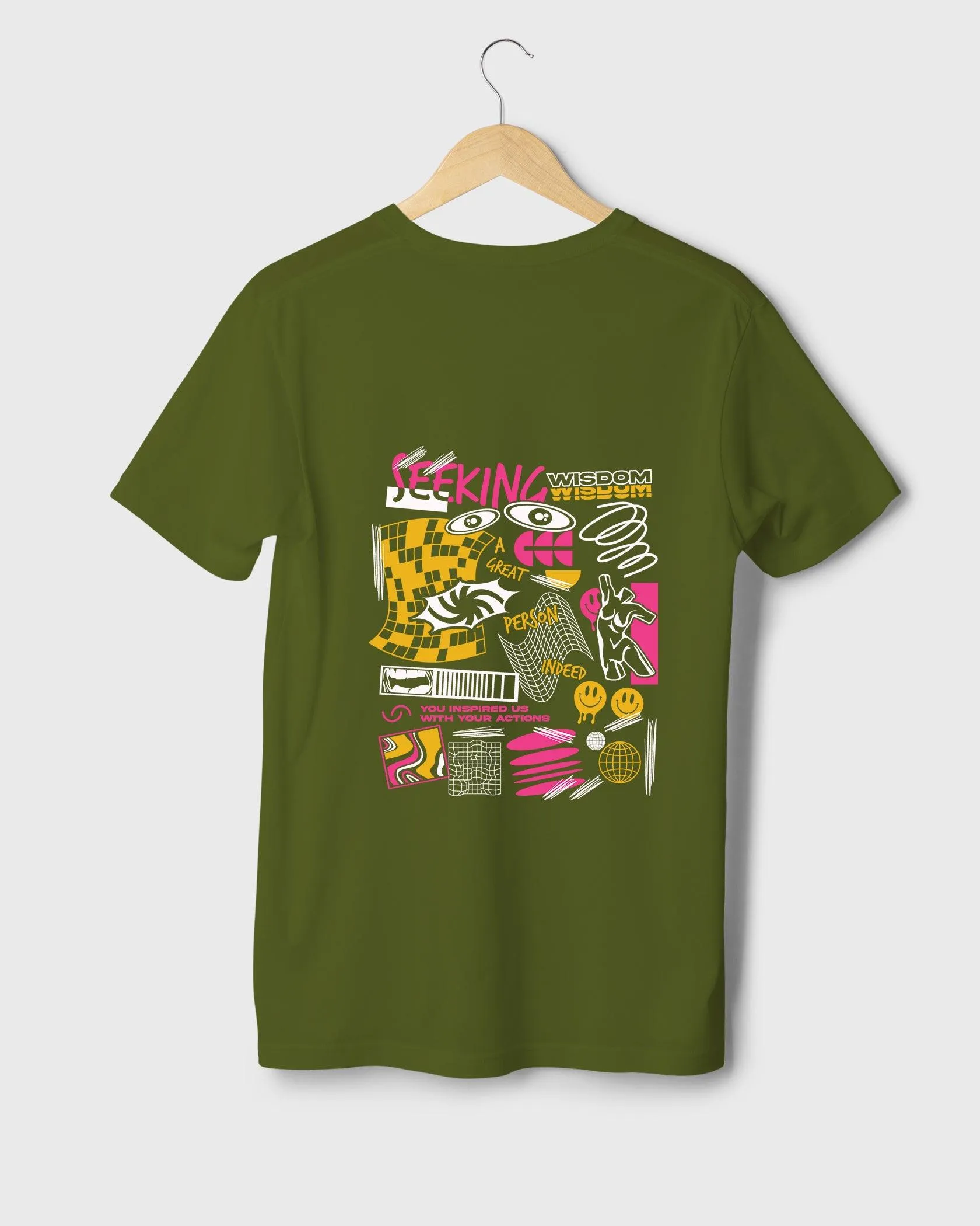 Mens Regular Tshirt Funky Funky Wisdom