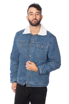 Men's  Sherpa Denim Jacket