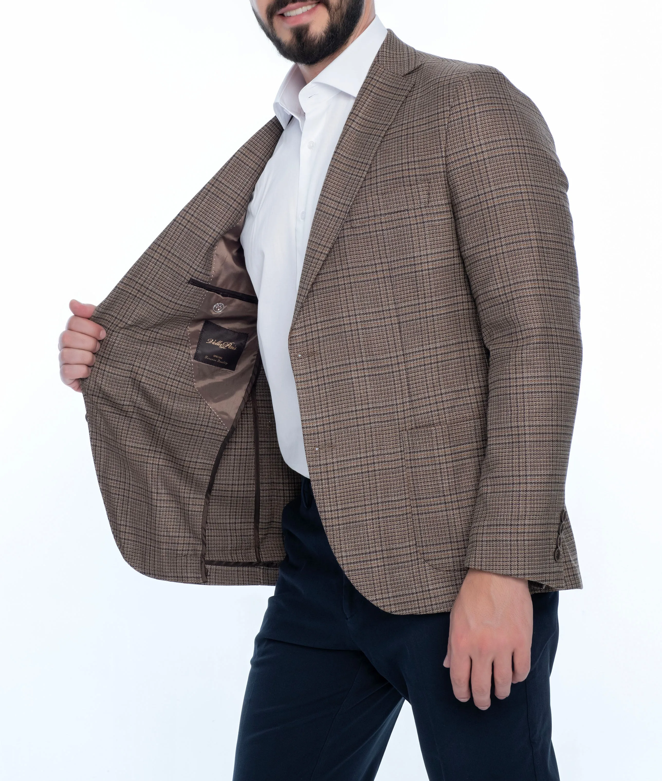 MERCI REGULAR FIT PLAID SPORT COAT