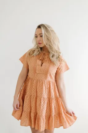 Molly Eyelet Mini Dress