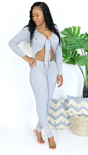 MONA RIBBED JUMPSUIT