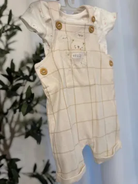 Mothercare Baby Overall, Cream