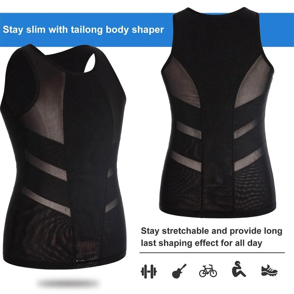 Nebility Men's Compression Shape Undershirt