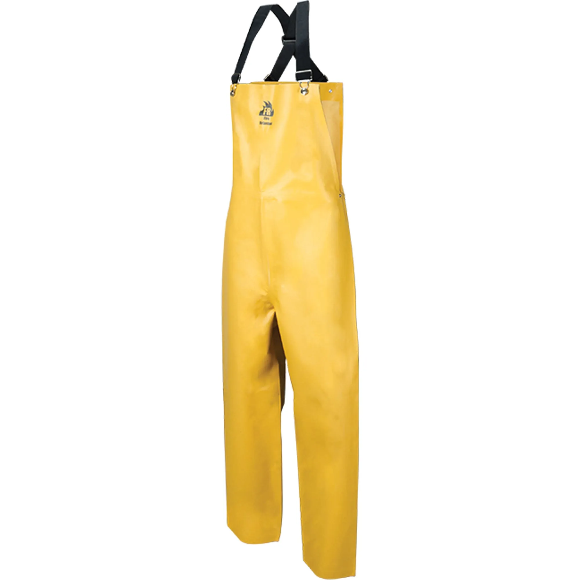 Neo-Slick Chemical & Acid Resistant Rain Pants, X-Large, Neoprene, Yellow