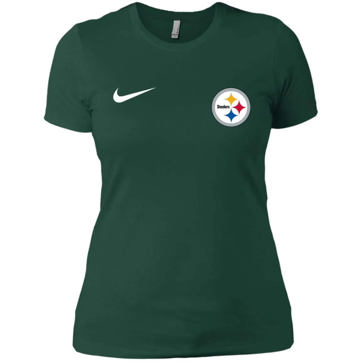 Nike Pittsburgh Steelers Logo Nfl Football Women T-Shirt