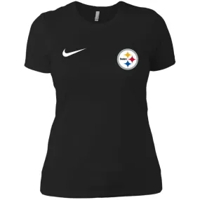 Nike Pittsburgh Steelers Logo Nfl Football Women T-Shirt