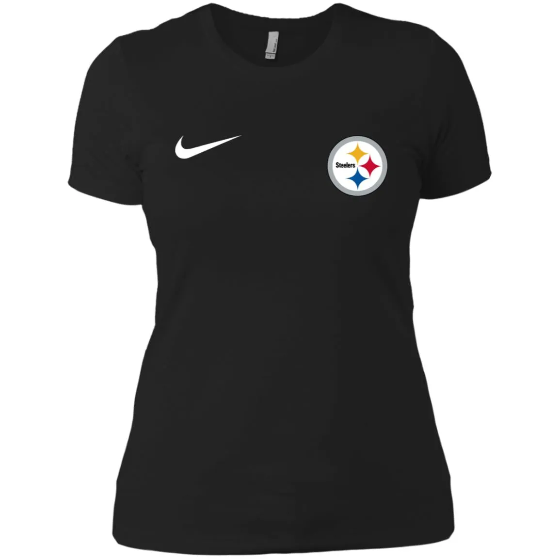 Nike Pittsburgh Steelers Logo Nfl Football Women T-Shirt