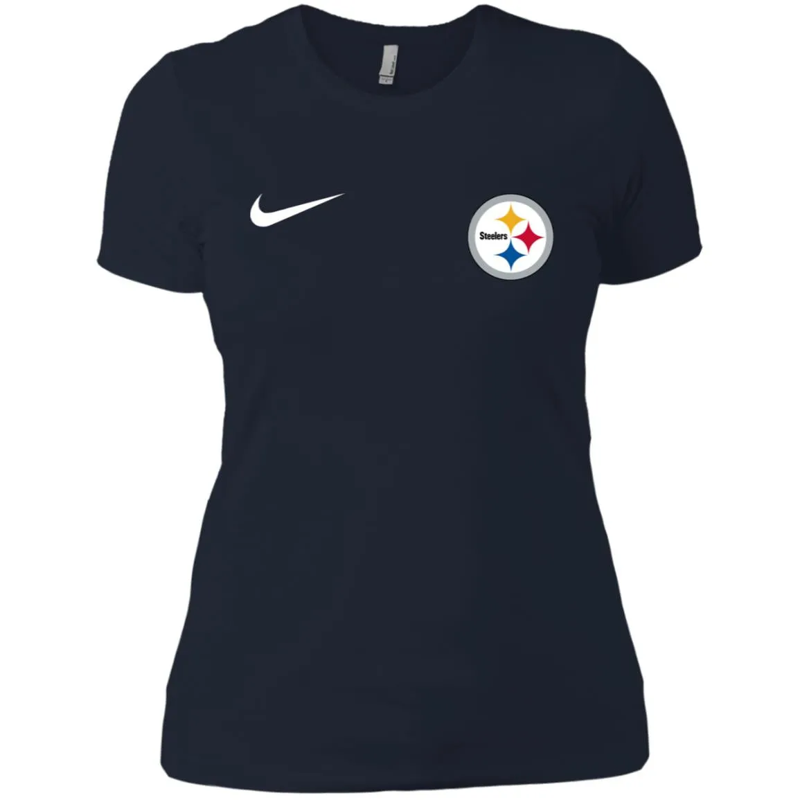 Nike Pittsburgh Steelers Logo Nfl Football Women T-Shirt