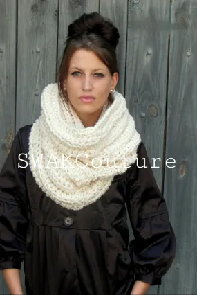Noni Cowl Scarf - Vanilla Cream or Choose Color (20 color options)