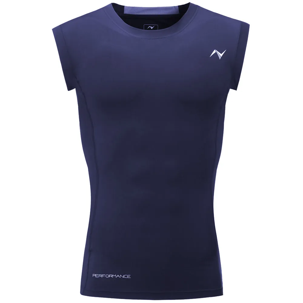 Nooz Men's Cool Dry Sleeveless Compression Tank Top Shirt