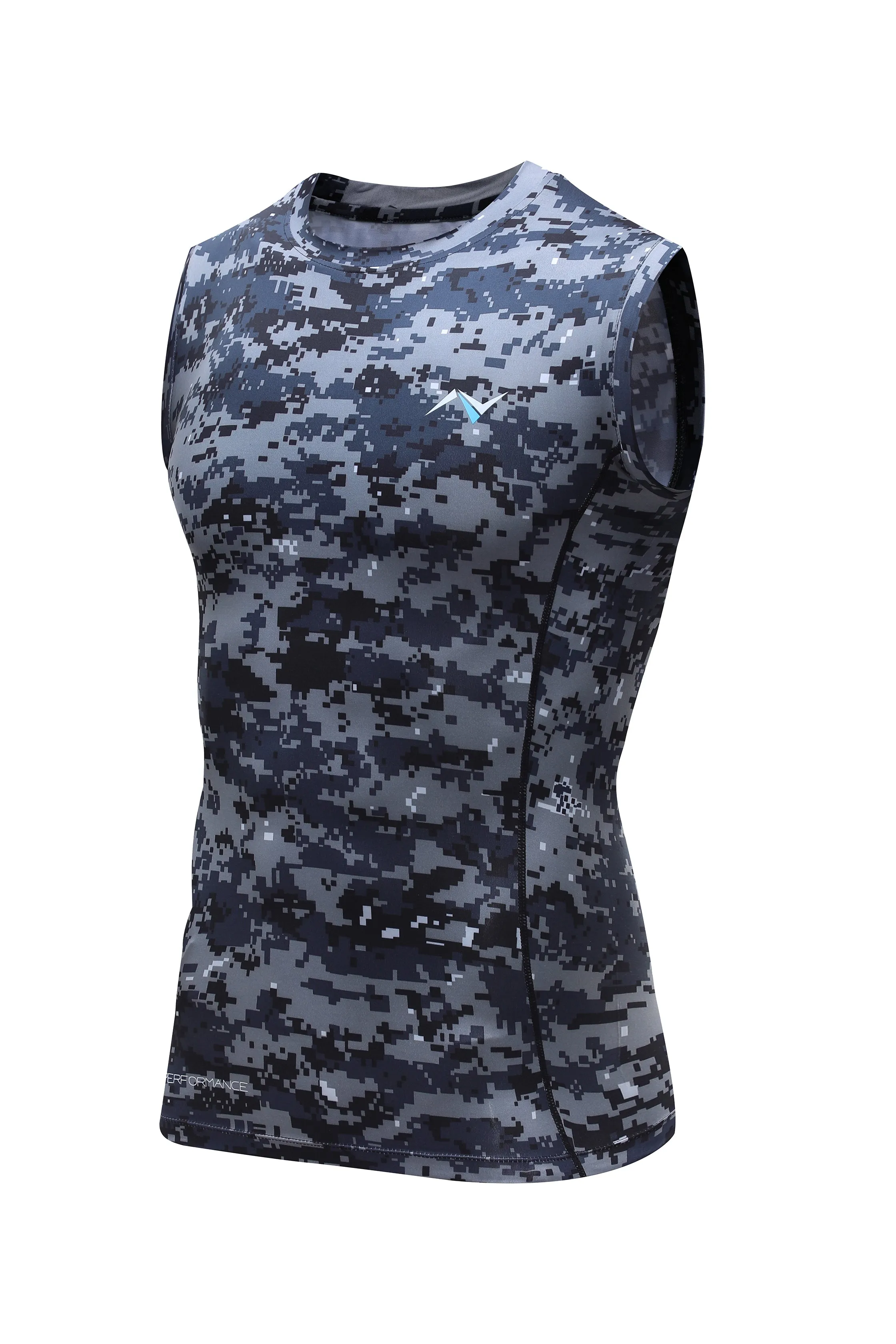 Nooz Men's Cool Dry Sleeveless Compression Tank Top Shirt