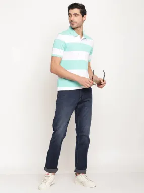 Octave Men Blue Light Fade Regular Fit Jeans