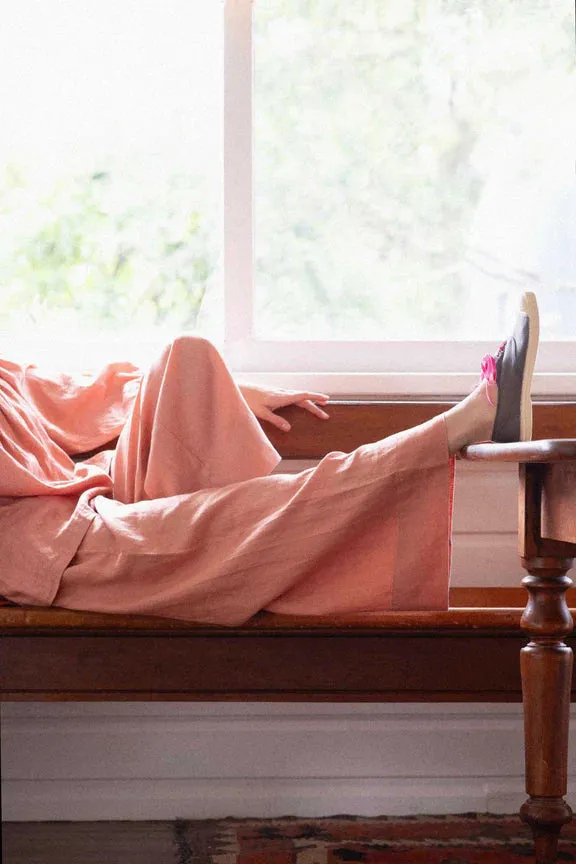Ollie Linen Pants in Clay - Lazybones Australia