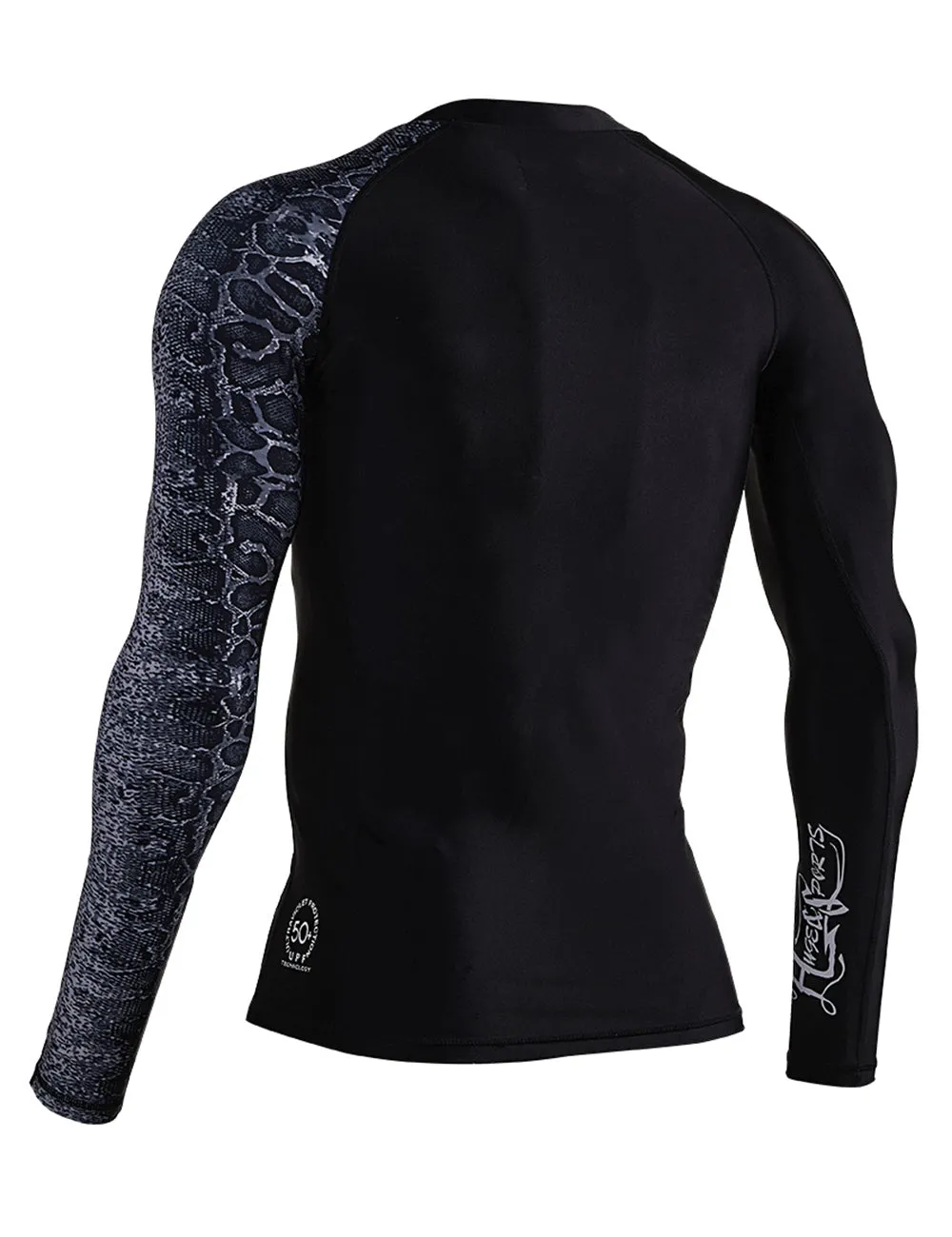 One for All Essential Long-Sleeves Rash Guard Champ - Leopard Print