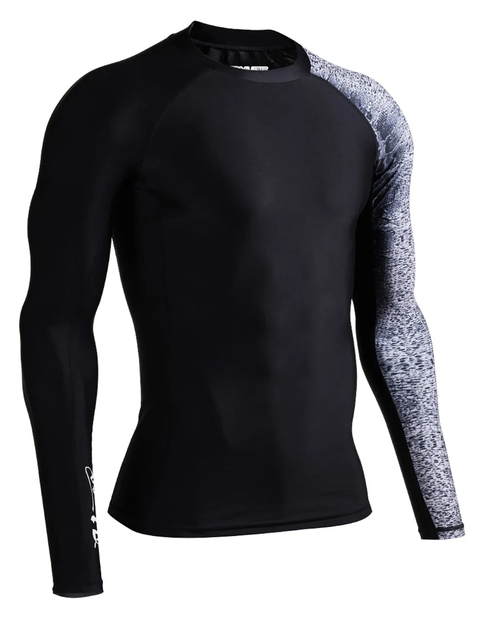 One for All Essential Long-Sleeves Rash Guard Champ - Leopard Print